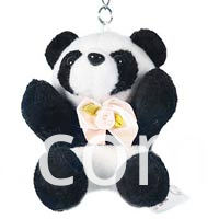 Llavero panda arco Bow panda keychain